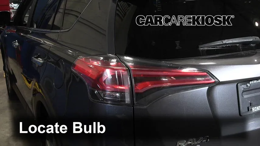 2017 Toyota RAV4 Hybrid Limited 2.5L 4 Cyl. Lights Turn Signal - Rear (replace bulb)